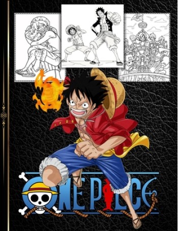 One Piece Coloring Book: Black Edition New Coloring Pages Filled With One Piece Jumbo Characters. Perfect For Kids / Adults