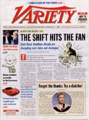 Variety Magazine Subscription