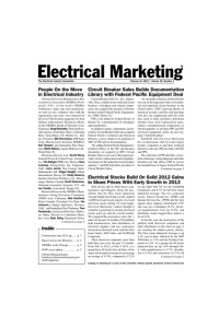 Electrical Marketing Newsletter Magazine