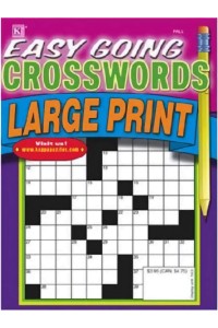 Easy Going Crosswords - Large Print Magazine