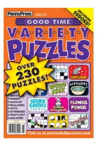 Good Time Variety Puzzles Magazine