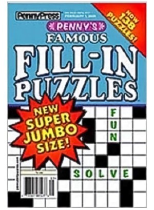 Penny's Famous Fill-In Puzzles Magazine