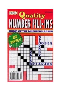 Quality Number Fill-Ins Magazine