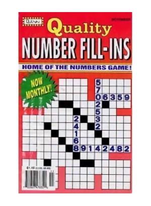 Quality Number Fill-Ins Magazine