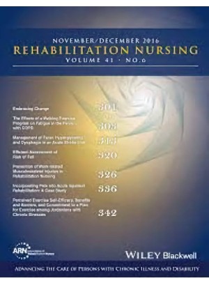 Rehabilitation Nursing Journal Magazine