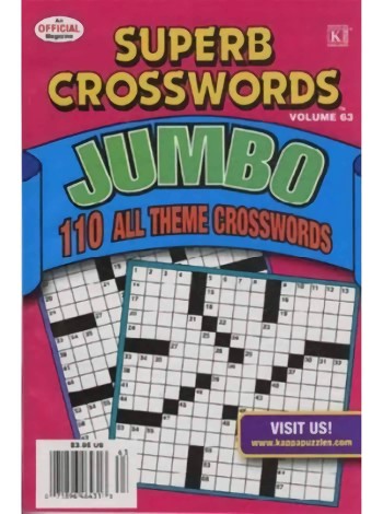 Superb Crosswords Jumbo Magazine Subscription