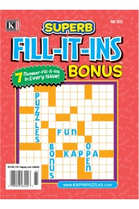 Superb Fill It Ins Bonus Magazine