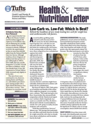 Tufts University Health & Nutrition Letter Magazine