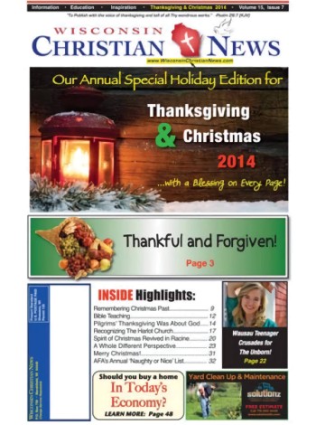 Wisconsin Christian News Magazine Subscription