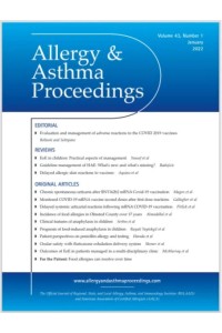 Allergy And Asthma Proceedings Magazine