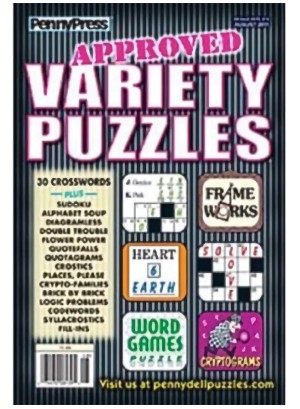 Approved Variety Puzzles Magazine