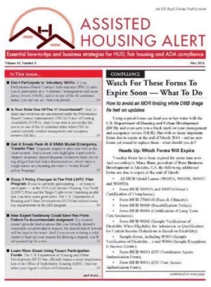 Assisted Housing Alert Magazine