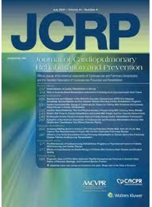 Journal Of Cardiopulmonary Rehabilitation Prevention Magazine