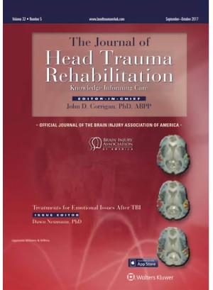 Journal Of Head Trauma Rehabilitation Magazine