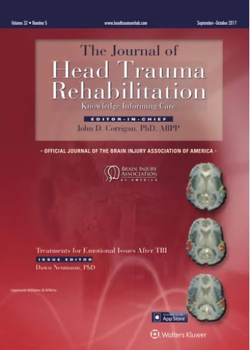 Journal Of Head Trauma Rehabilitation Magazine Subscription