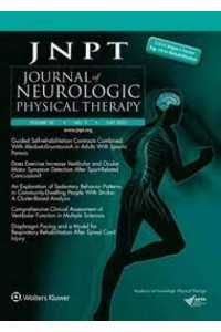 Journal Of Neurologic Physical Therapy Magazine