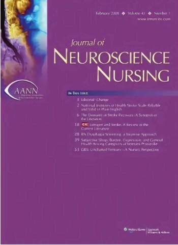 Journal Of Neuroscience Nursing Magazine Subscription