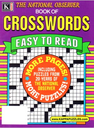 National Observer Book Of Crosswords Magazine